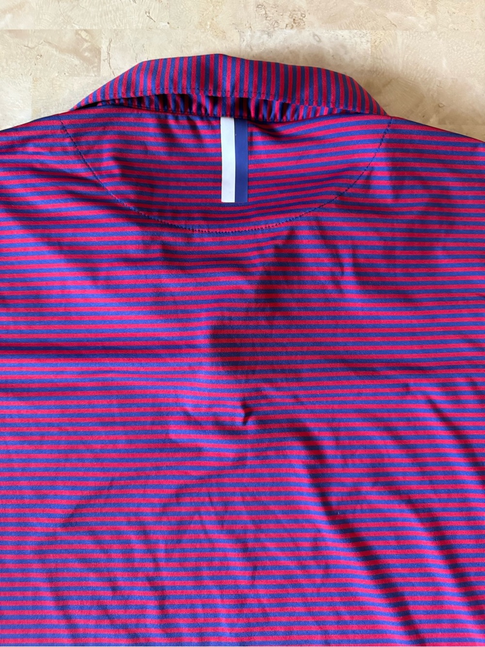 Rhoback The Birdie Stripe Men’s Short Sleeve Polo - Picture 11 of 11